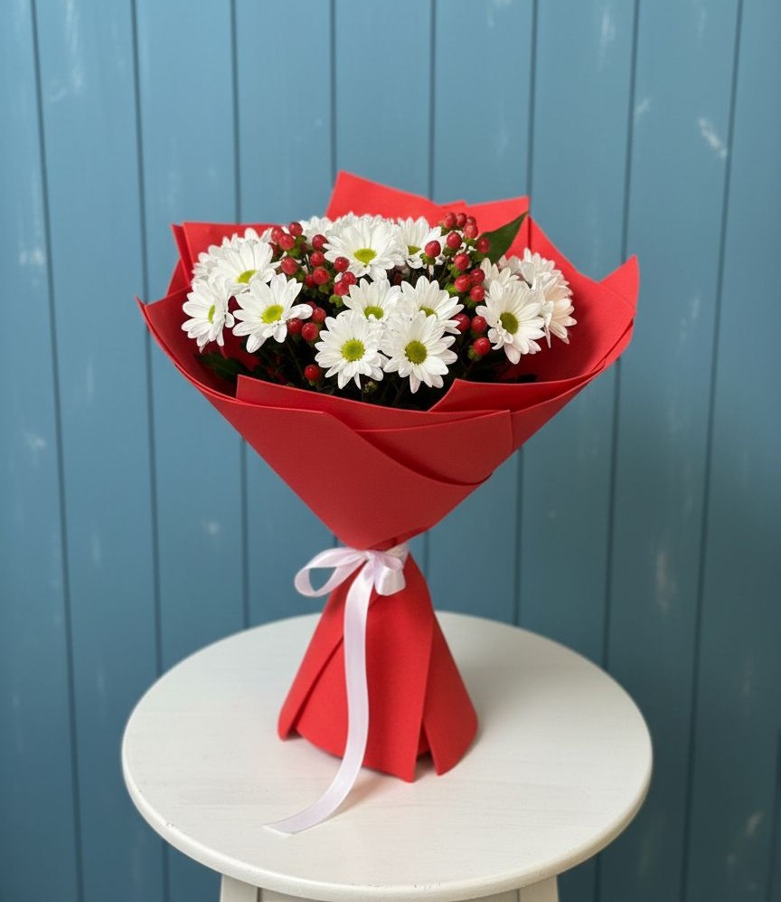 Букет цветов из: Хризантемы в Мурино