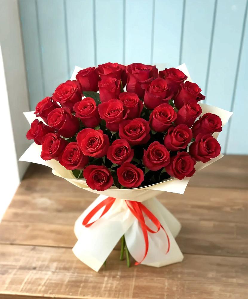 Букет 29 Красных роз в Мурино