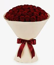 Букет 101 Бордовая роза Блэк Бакарра в Мурино