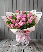 Букет Розовый кустик в Мурино