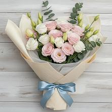 Букет цветов из:  Лизиантусы #REPLACE_PRED# Мурино