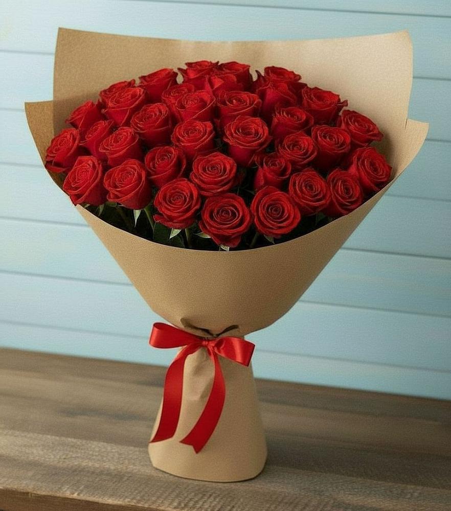 Букет Красные розы Милано в Мурино