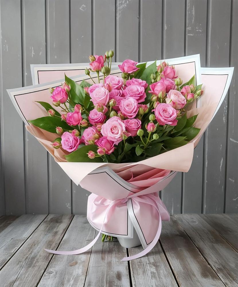 Букет Розовый кустик в Мурино