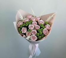 Букет цветов из:  Розы и Хризантемы #REPLACE_PRED# Мурино