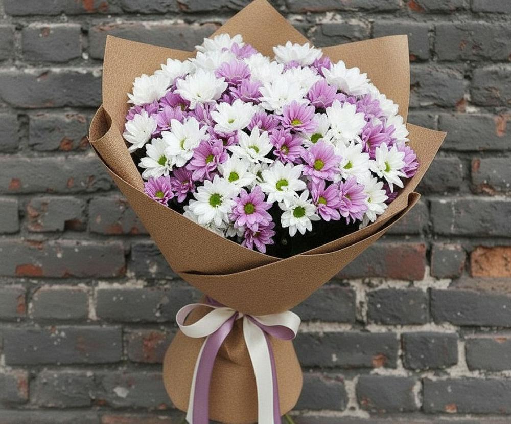 Букет цветов из: Хризантемы в Мурино