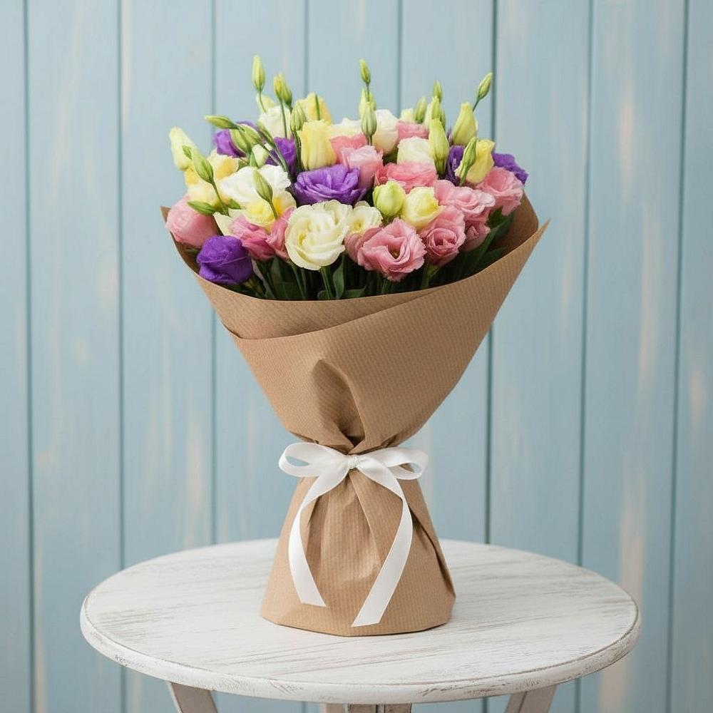 Букет цветов из: Лизиантусы в Мурино